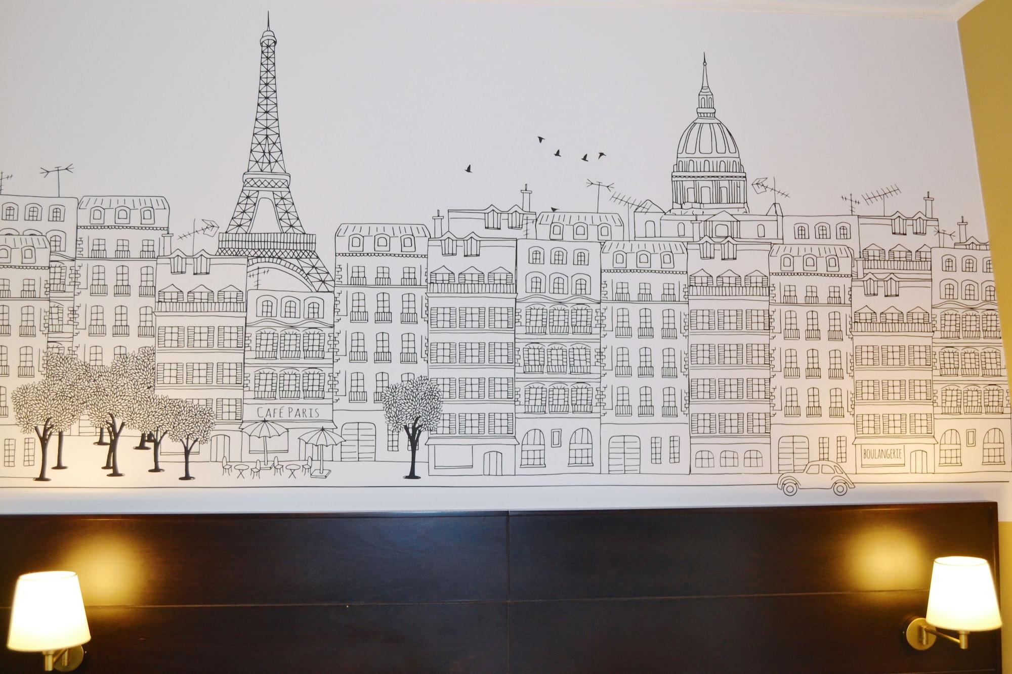 Hotel De L'Exposition - Tour Eiffel Paris Exteriör bild
